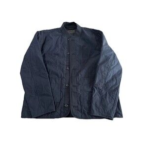 J.Crew Military Navy Quilted Bomber Jacket with Ribbed Collar Outerwear M